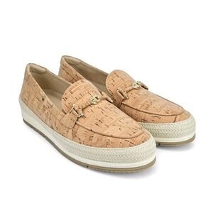 VANELi Quarzi Athleisure Perforated‎ Loafers Beige Size Women's Size 13M Cork